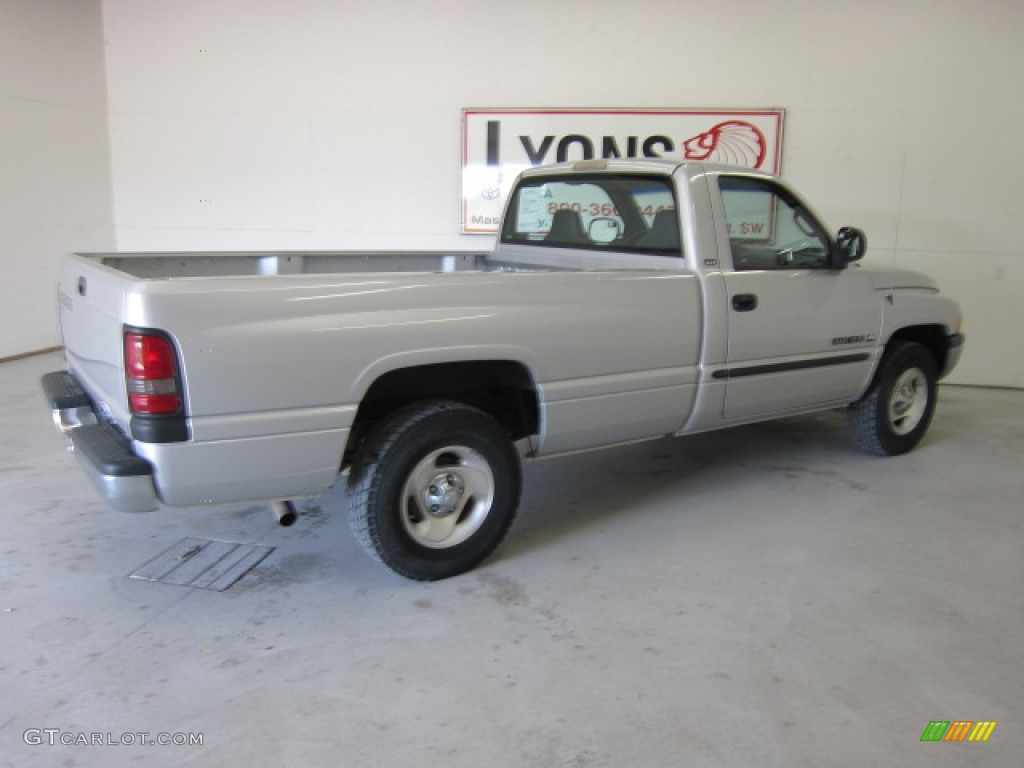 2001 Ram 1500 SLT Regular Cab - Bright Silver Metallic / Agate photo #17