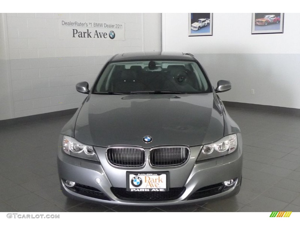 2011 3 Series 328i xDrive Sedan - Space Gray Metallic / Black photo #1