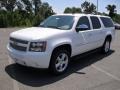 2011 Summit White Chevrolet Suburban LTZ 4x4  photo #1