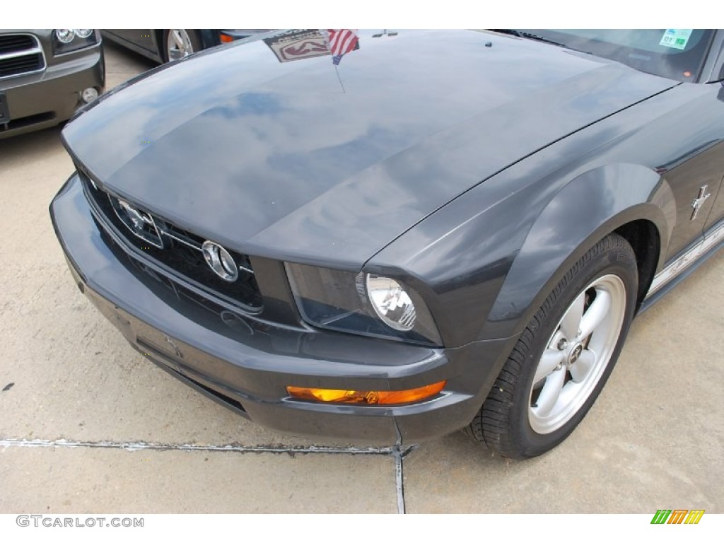 2007 Mustang V6 Premium Coupe - Alloy Metallic / Light Graphite photo #9