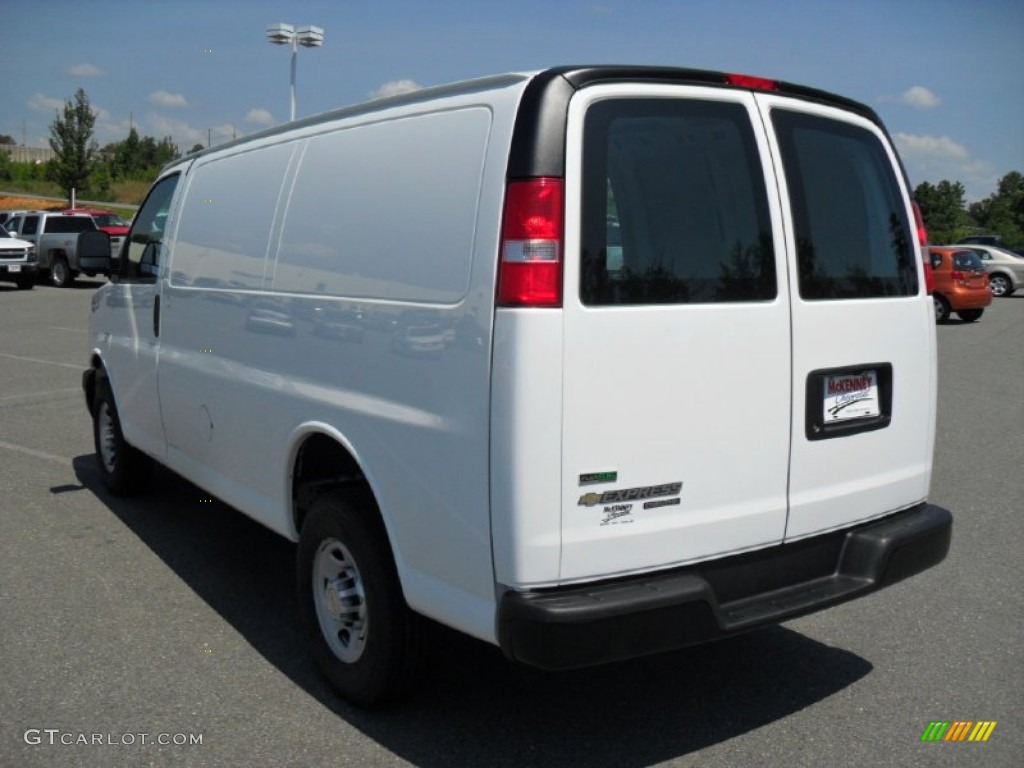 2011 Express 2500 Cargo Van - Summit White / Medium Pewter photo #2