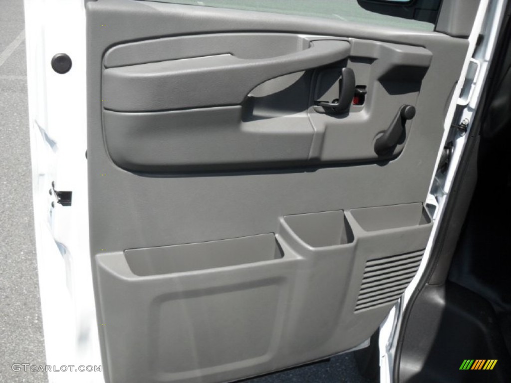 2011 Express 2500 Cargo Van - Summit White / Medium Pewter photo #8