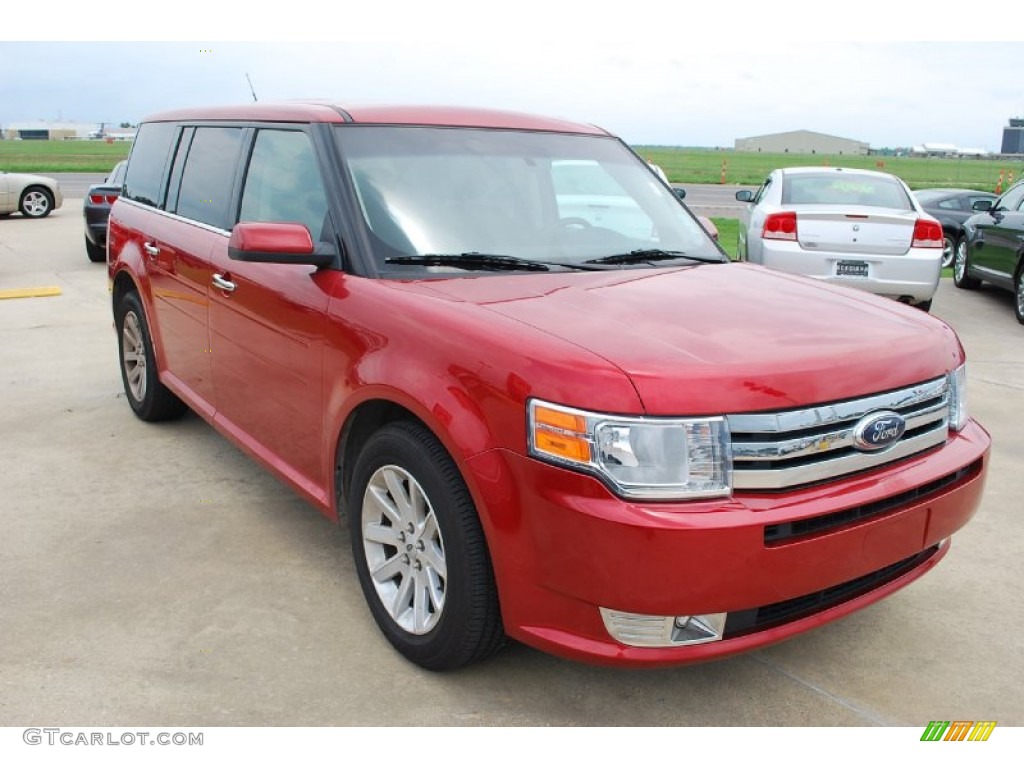Red Candy Metallic 2010 Ford Flex SEL Exterior Photo #51865078