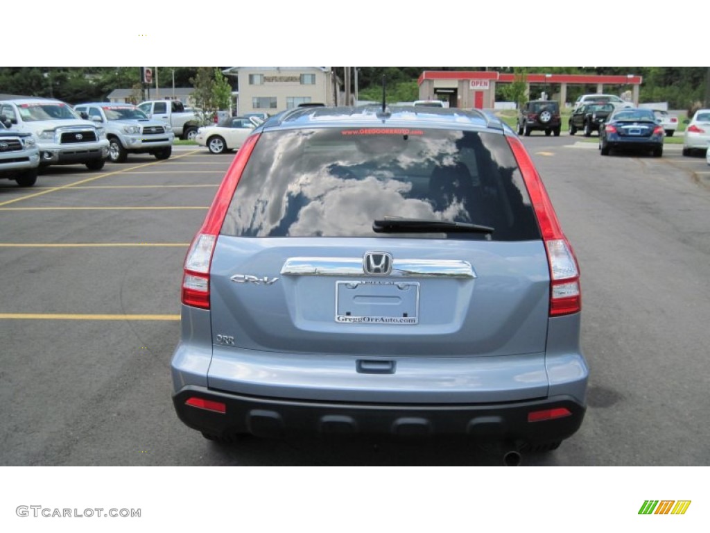 2008 CR-V EX-L - Glacier Blue Metallic / Gray photo #4