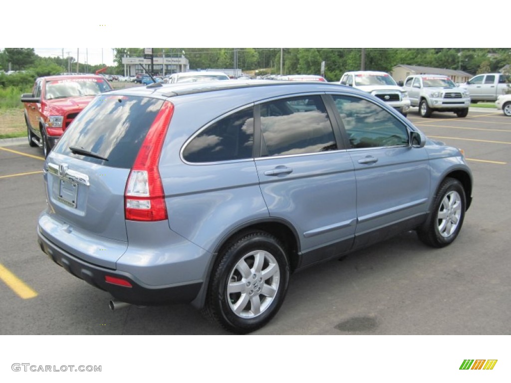 2008 CR-V EX-L - Glacier Blue Metallic / Gray photo #5