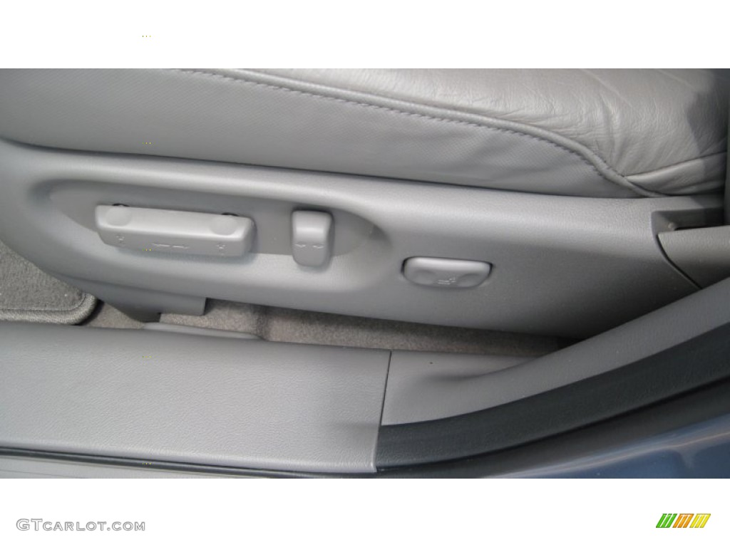 2008 CR-V EX-L - Glacier Blue Metallic / Gray photo #11