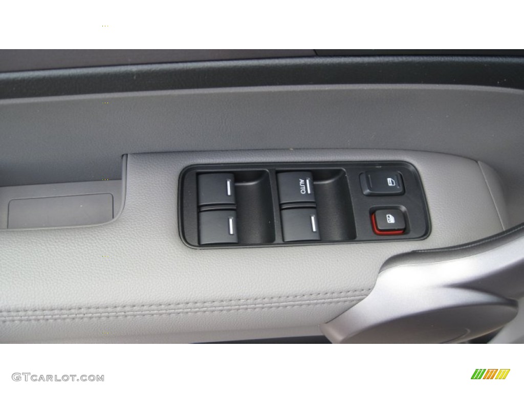 2008 CR-V EX-L - Glacier Blue Metallic / Gray photo #12