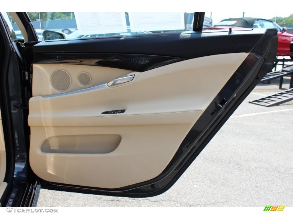 2011 5 Series 535i xDrive Gran Turismo - Dark Graphite Metallic / Venetian Beige photo #23