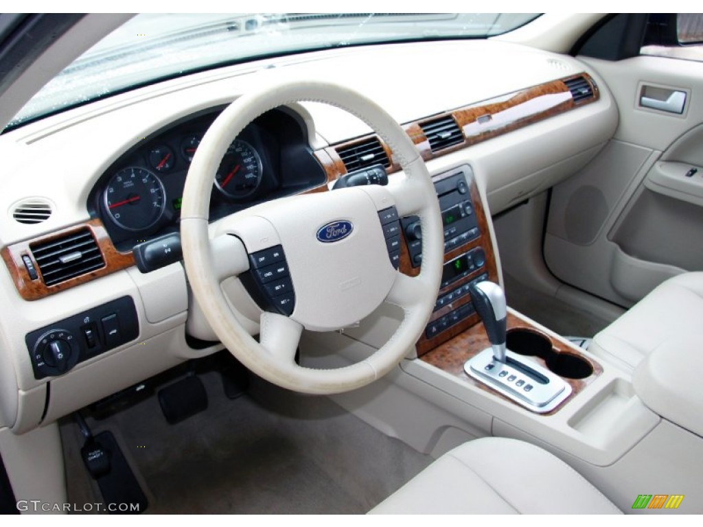 2005 Ford Five Hundred SEL AWD Pebble Beige Dashboard Photo #51866470