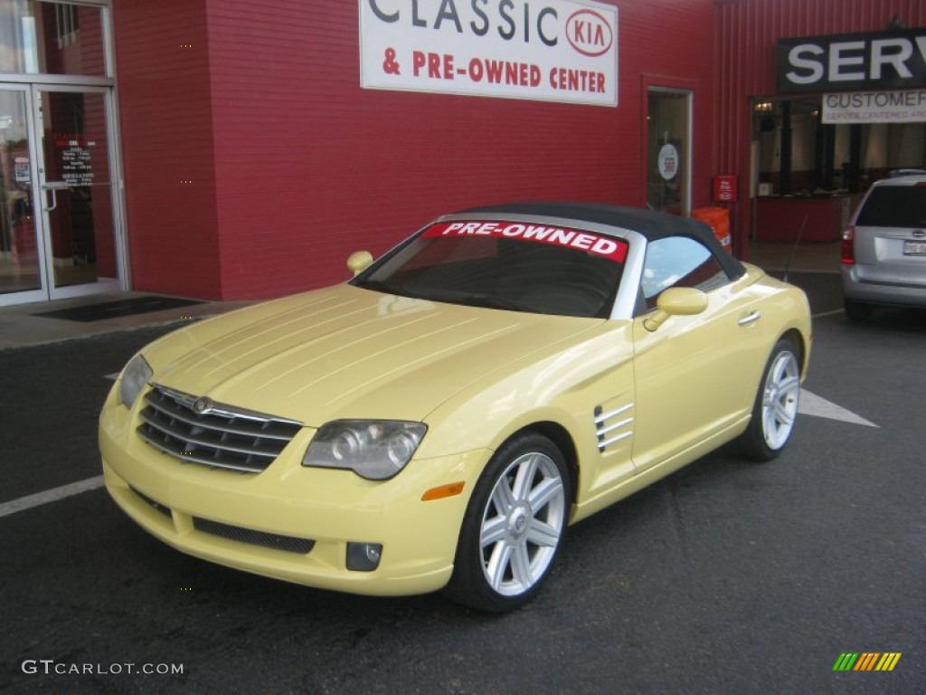 2005 Crossfire Limited Roadster - Classic Yellow Pearlcoat / Dark Slate Grey photo #1