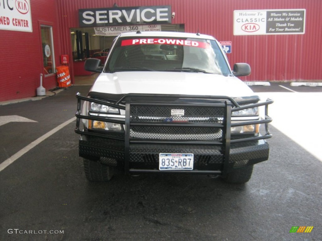 2004 Silverado 1500 Z71 Extended Cab 4x4 - Summit White / Dark Charcoal photo #7