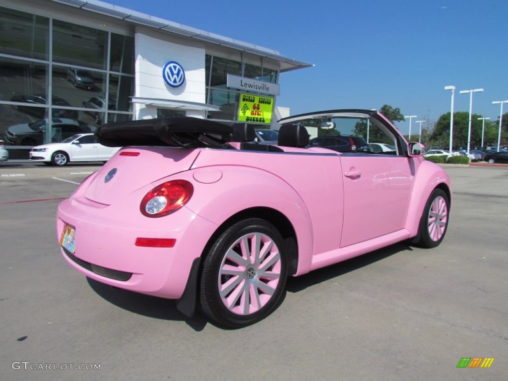 2010 New Beetle 2.5 Convertible - Pink / Black photo #5