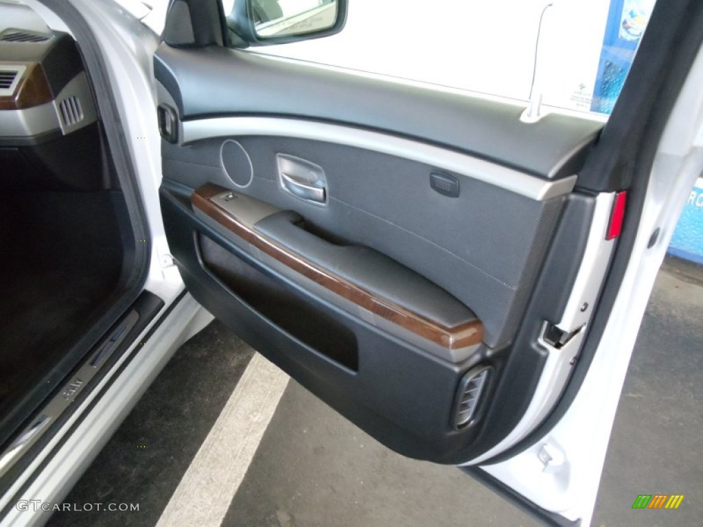2005 7 Series 745Li Sedan - Titanium Silver Metallic / Basalt Grey/Flannel Grey photo #20