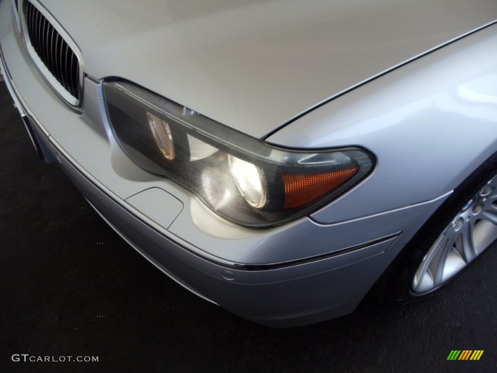 2005 7 Series 745Li Sedan - Titanium Silver Metallic / Basalt Grey/Flannel Grey photo #23