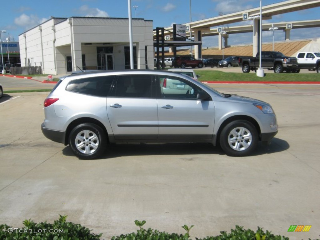 Silver Ice Metallic 2011 Chevrolet Traverse LS AWD Exterior Photo #51869119