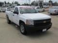 2008 Summit White Chevrolet Silverado 1500 Work Truck Regular Cab  photo #7