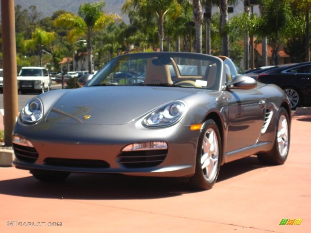 2012 Boxster  - Meteor Grey Metallic / Sand Beige photo #2