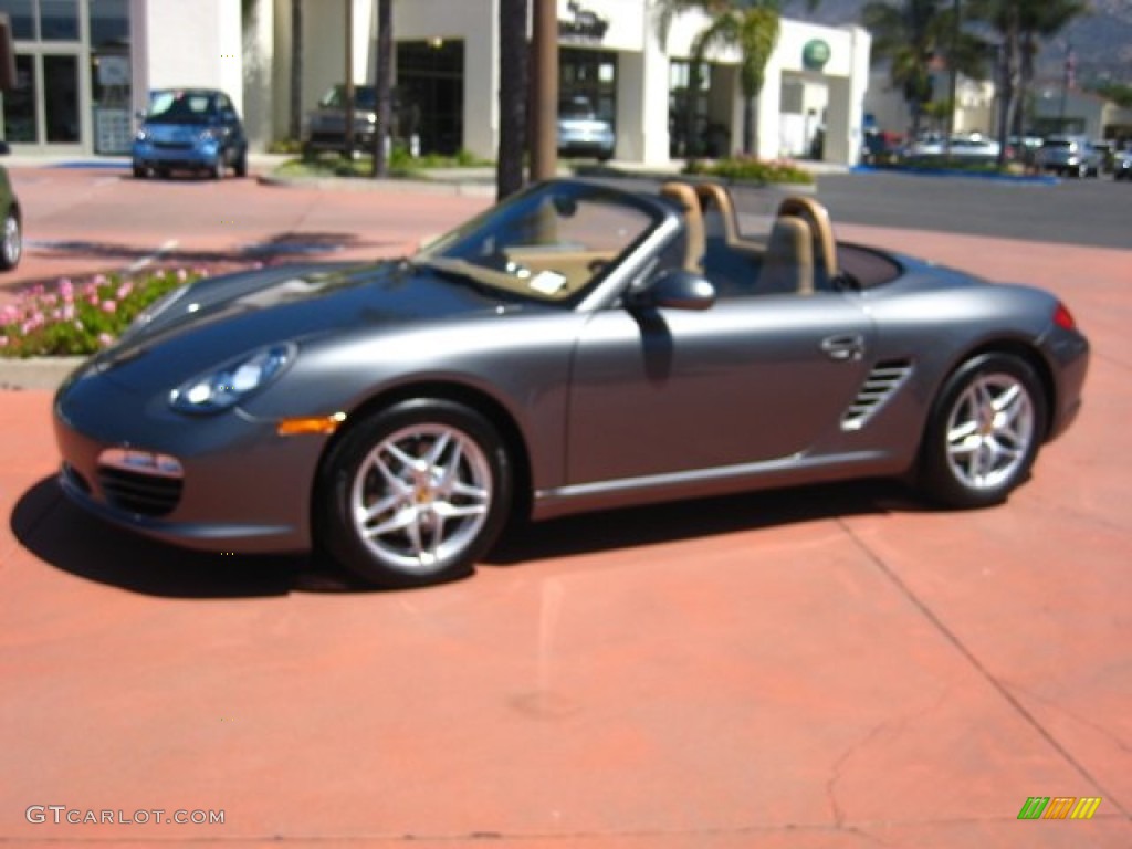 2012 Boxster  - Meteor Grey Metallic / Sand Beige photo #3