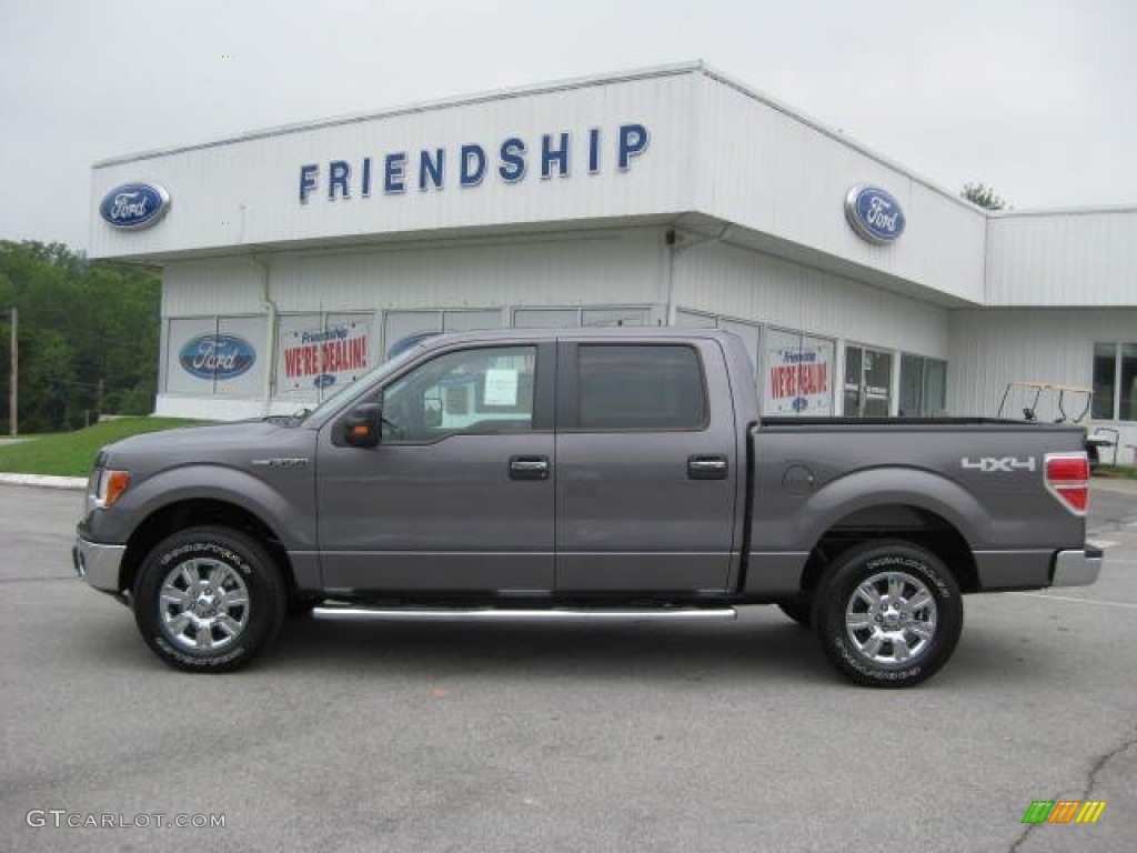 2011 F150 XLT SuperCrew 4x4 - Sterling Grey Metallic / Steel Gray photo #1