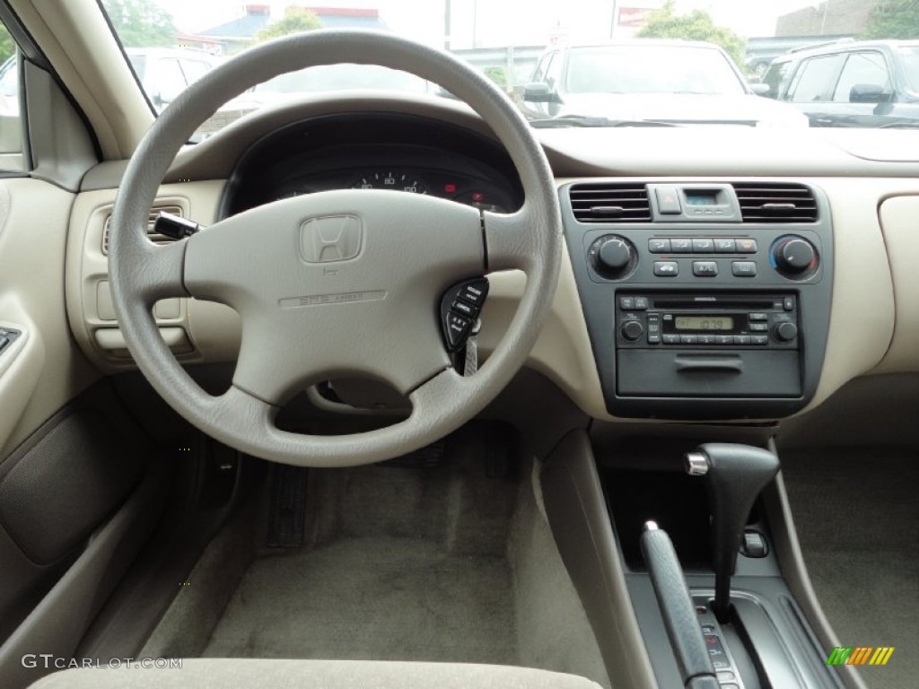 2001 Honda Accord LX V6 Sedan Ivory Dashboard Photo #51872794