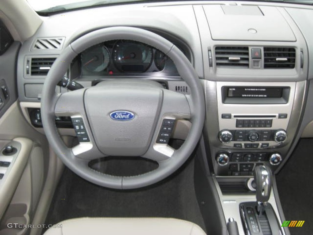 2012 Ford Fusion SEL Medium Light Stone Dashboard Photo #51873481