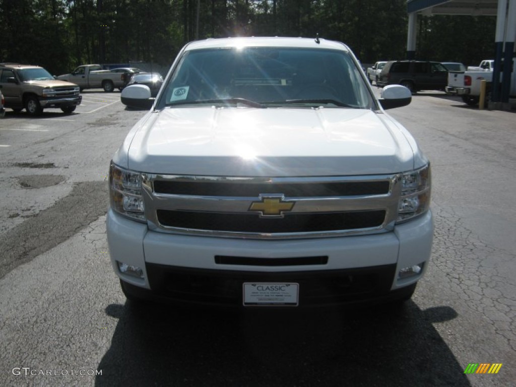 2011 Silverado 1500 LTZ Crew Cab 4x4 - Summit White / Dark Cashmere/Light Cashmere photo #8