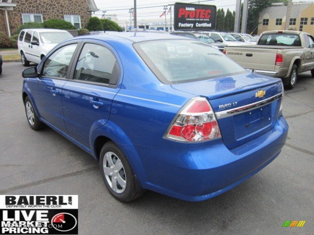 2011 Aveo LT Sedan - Bright Blue / Charcoal photo #5