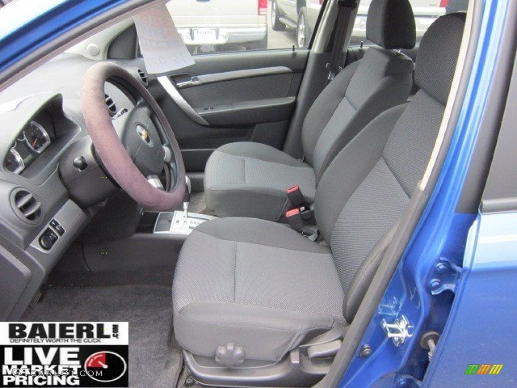 2011 Aveo LT Sedan - Bright Blue / Charcoal photo #10