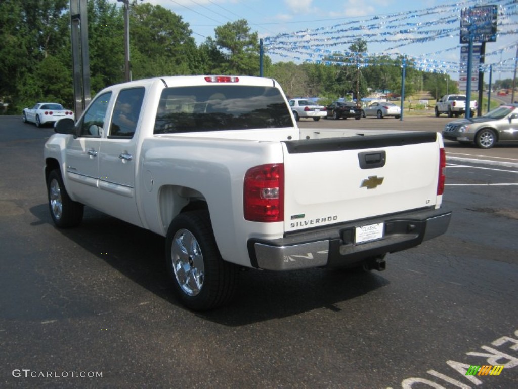 2011 Silverado 1500 LT Crew Cab - White Diamond Tricoat / Light Cashmere/Ebony photo #3