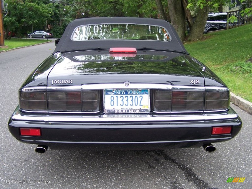 1996 XJ XJS Convertible - Black / Coffee photo #5