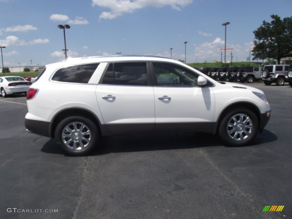 2011 Enclave CXL - White Opal / Cashmere/Cocoa photo #4