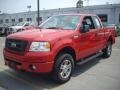 Bright Red - F150 STX SuperCab 4x4 Photo No. 1