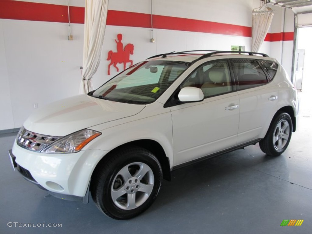 Glacier Pearl White Nissan Murano