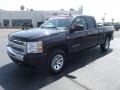 2009 Black Chevrolet Silverado 1500 LS Extended Cab 4x4  photo #1