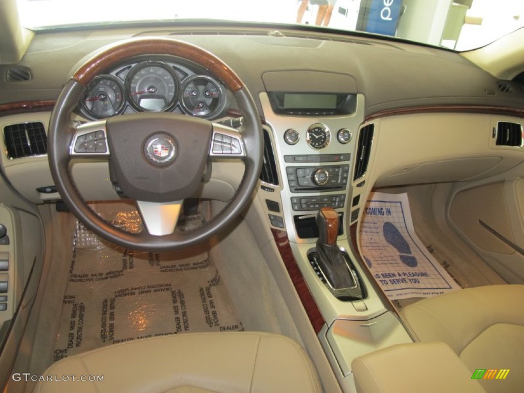 2008 Cadillac CTS Sedan Cashmere/Cocoa Dashboard Photo #51876568