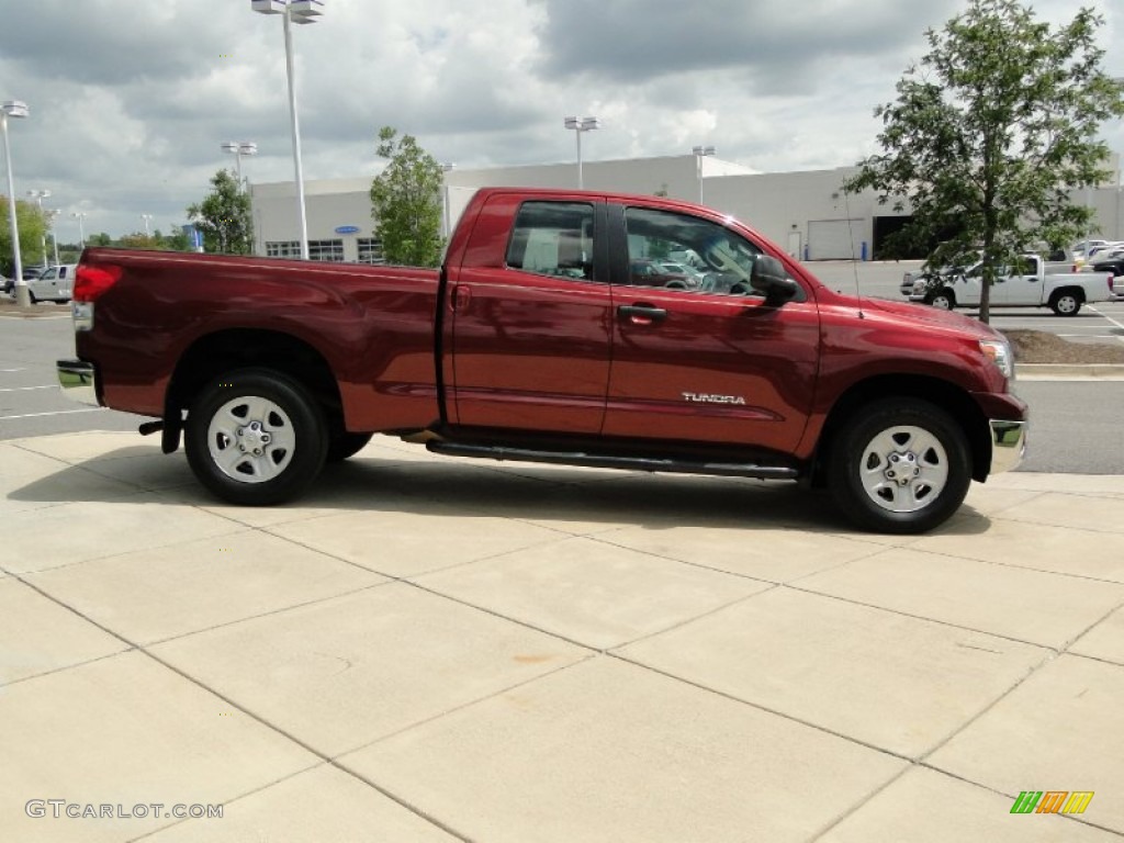2009 Tundra Double Cab - Salsa Red Pearl / Sand photo #4