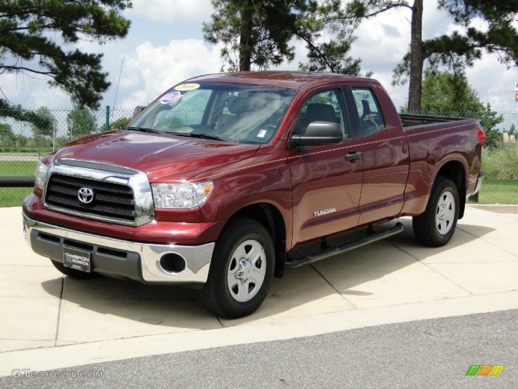 2009 Tundra Double Cab - Salsa Red Pearl / Sand photo #10