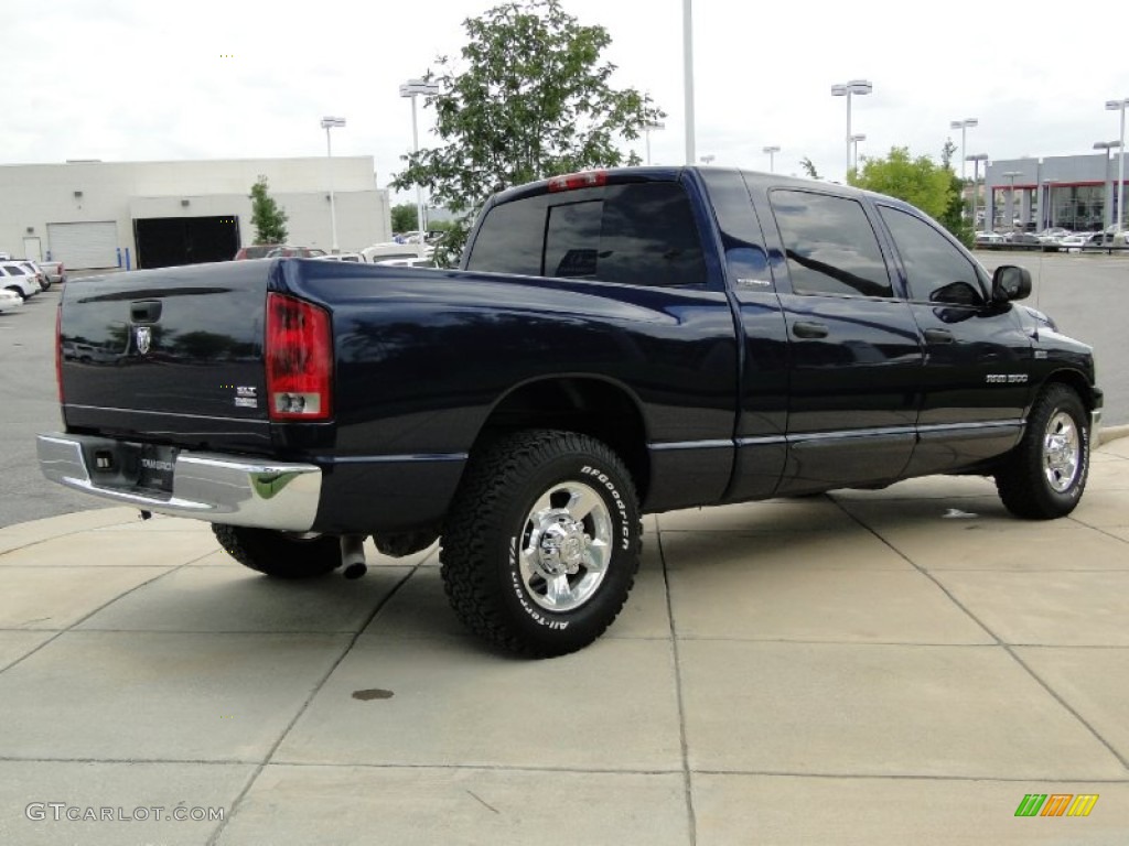 2006 Ram 1500 SLT Mega Cab - Patriot Blue Pearl / Medium Slate Gray photo #5