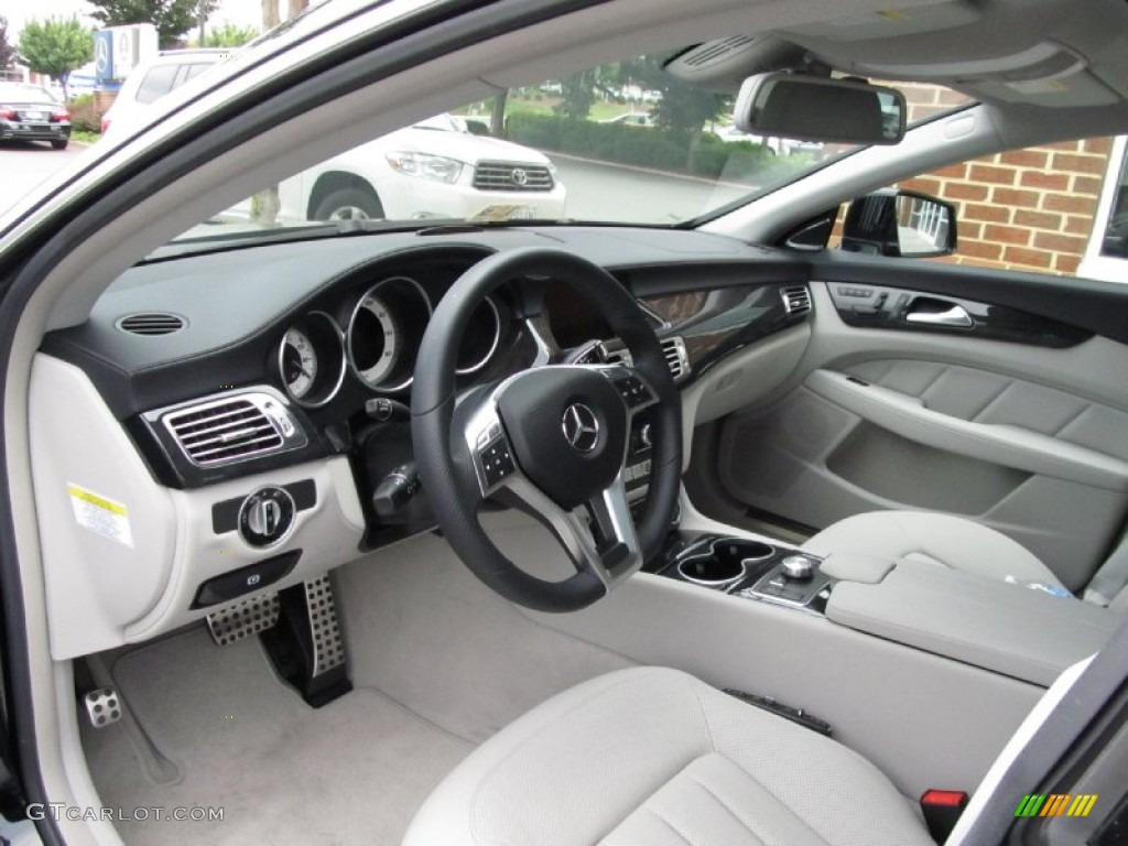 Ash/Black Interior 2012 Mercedes-Benz CLS 550 Coupe Photo #51877756