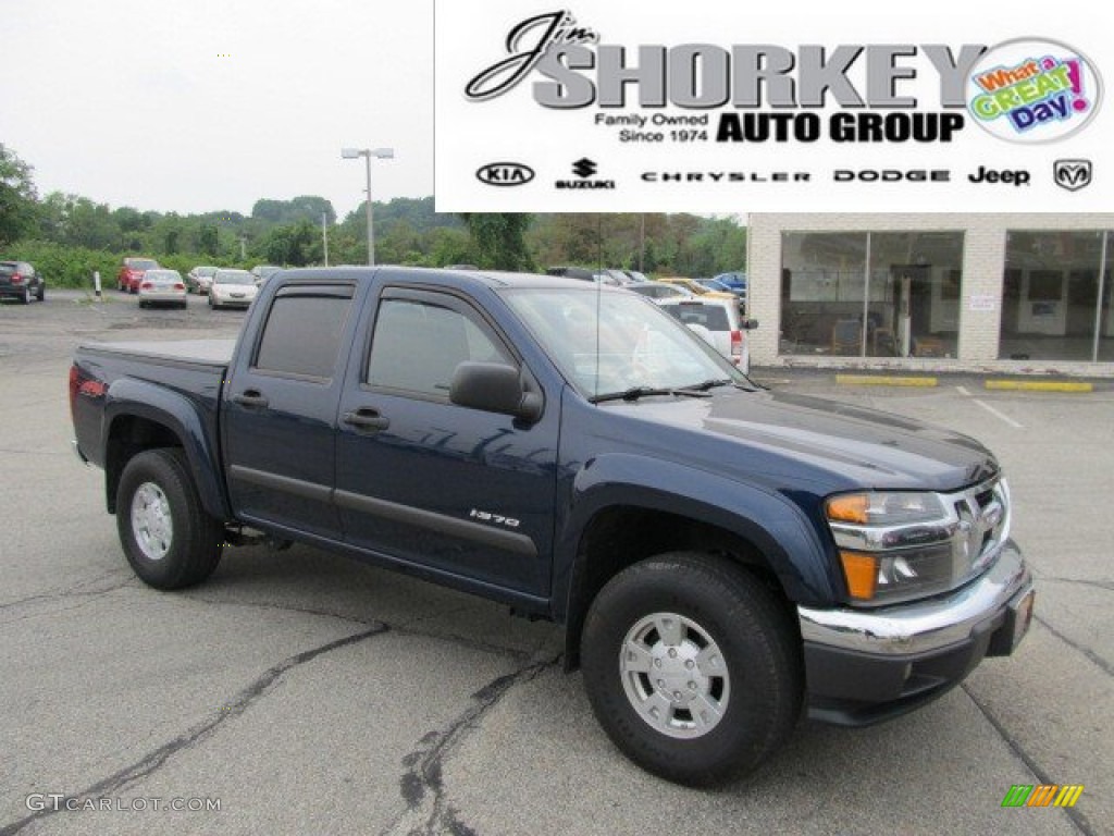 2008 i-Series Truck i-370 LS Crew Cab 4x4 - Bering Blue Metallic / Ebony photo #1