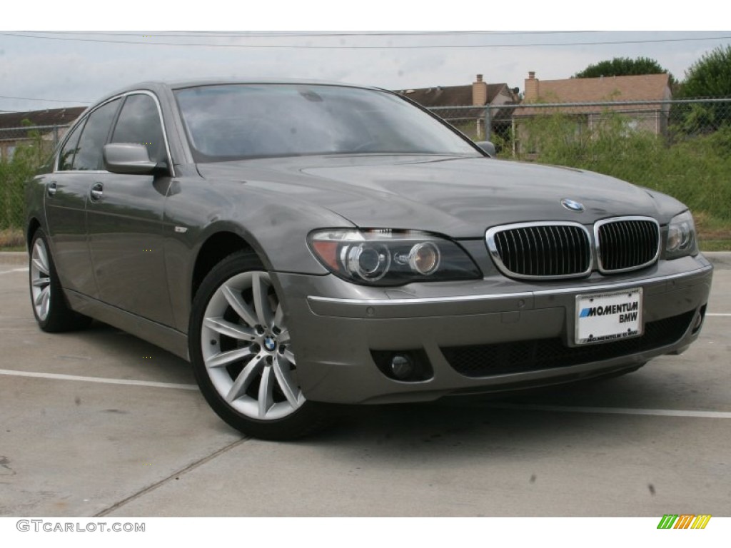 2007 7 Series 750i Sedan - Titanium Grey Metallic / Black photo #1