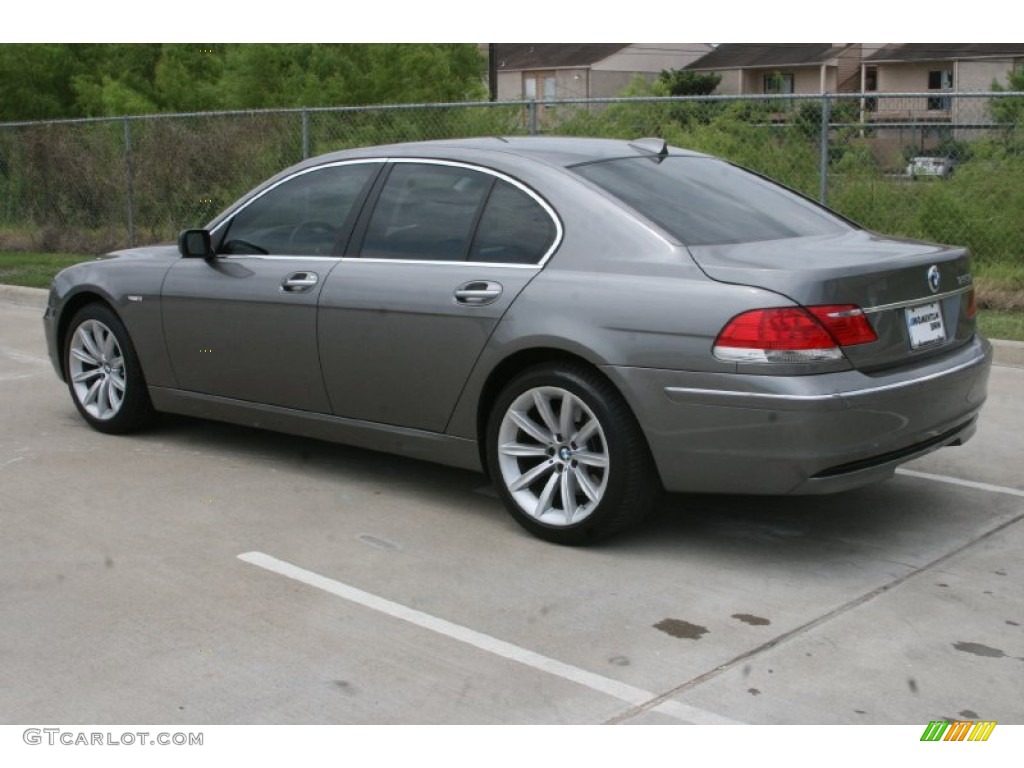 2007 7 Series 750i Sedan - Titanium Grey Metallic / Black photo #2