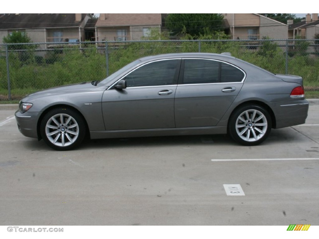 2007 7 Series 750i Sedan - Titanium Grey Metallic / Black photo #10