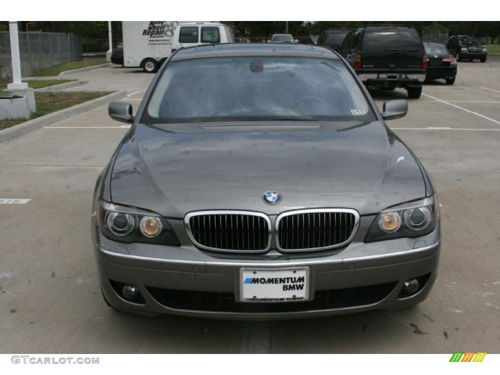 2007 7 Series 750i Sedan - Titanium Grey Metallic / Black photo #12