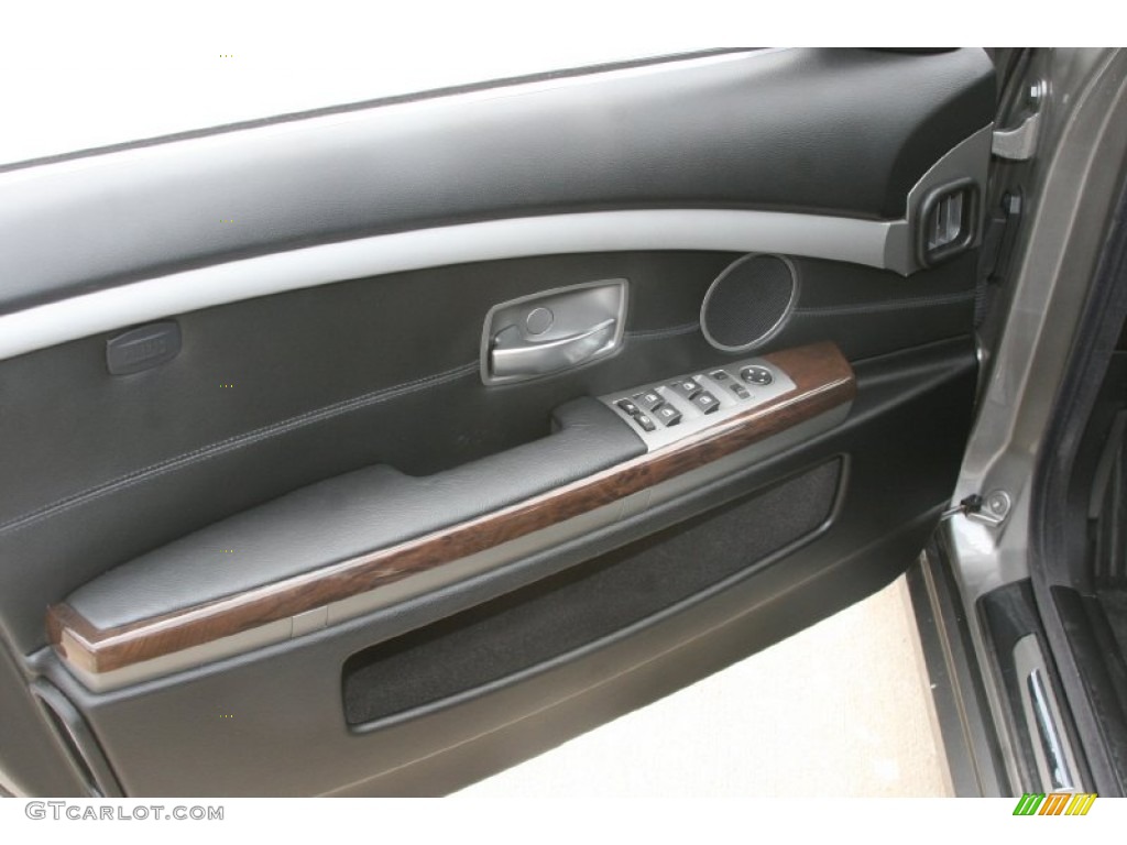 2007 7 Series 750i Sedan - Titanium Grey Metallic / Black photo #17