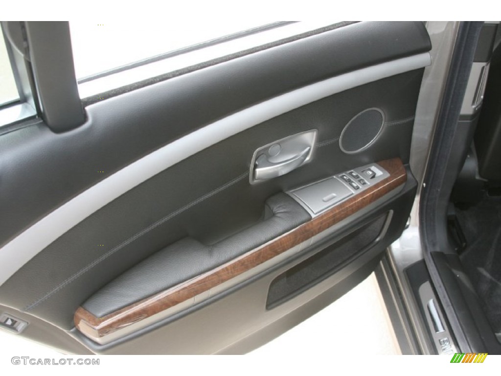 2007 7 Series 750i Sedan - Titanium Grey Metallic / Black photo #29