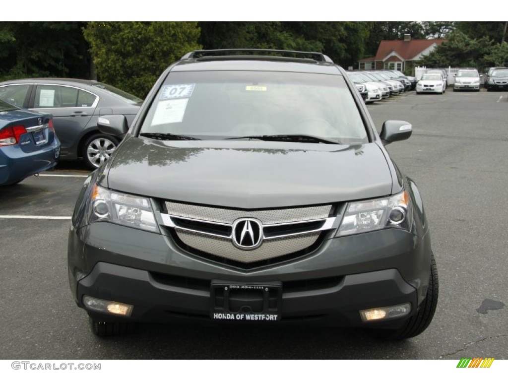 2007 MDX Sport - Nimbus Gray Metallic / Ebony photo #2