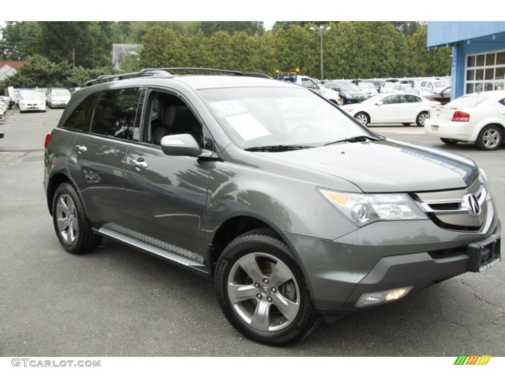 2007 MDX Sport - Nimbus Gray Metallic / Ebony photo #3