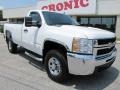 2007 Summit White Chevrolet Silverado 2500HD LT Regular Cab  photo #1