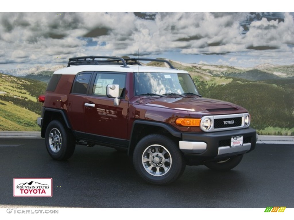 2011 FJ Cruiser 4WD - Brick Red / Dark Charcoal photo #1